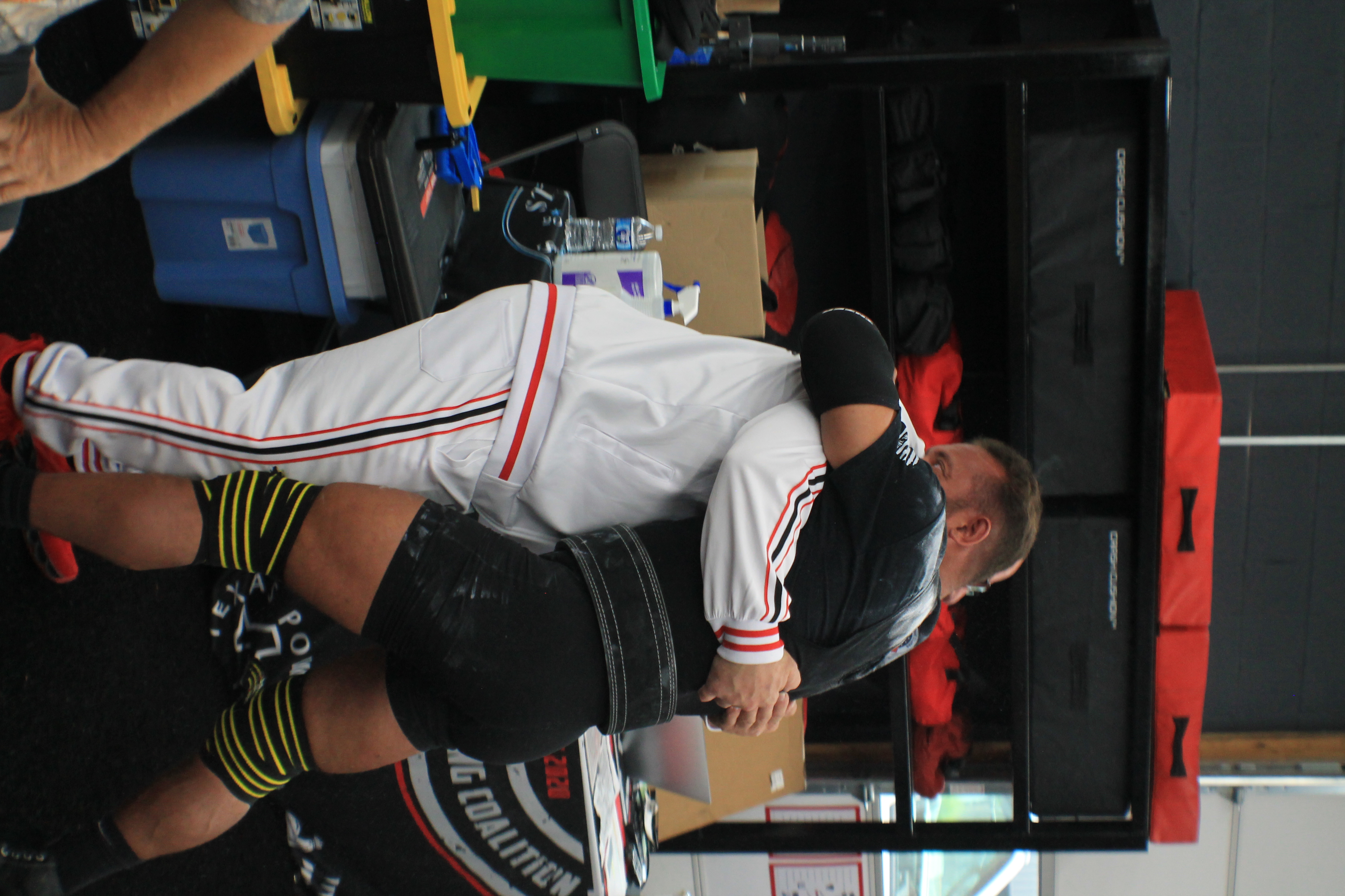 Lifter celebrating after a successful lift